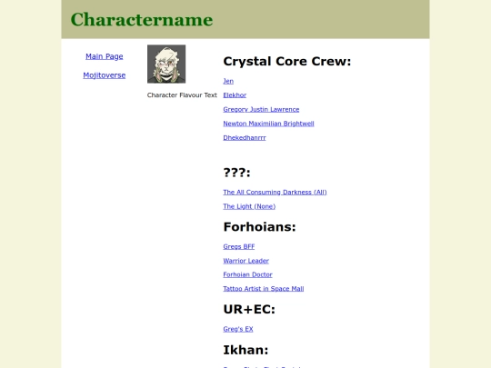 crystal_core_characters screenshot
