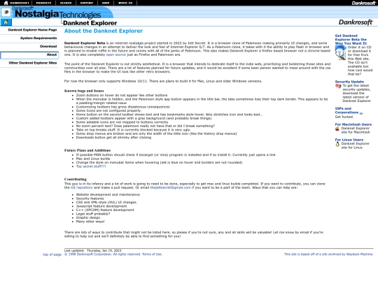 dne/Info/info screenshot