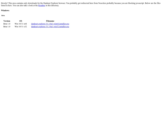 dne/download/files screenshot