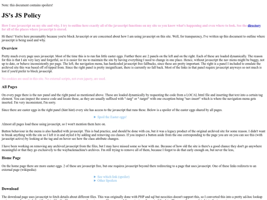 dne/js/jspolicy screenshot