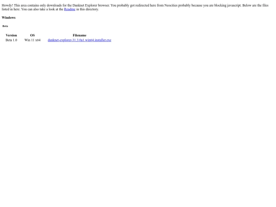 dne/mac/download/files screenshot