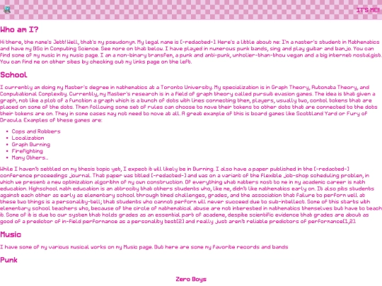 pages/aboutme screenshot