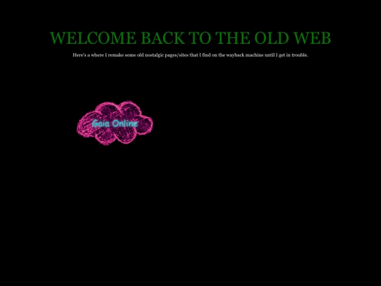 pages/shrines/oldweb screenshot