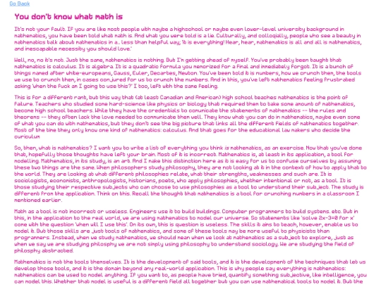 pages/wordage/rants/maths/youdontknowmath screenshot