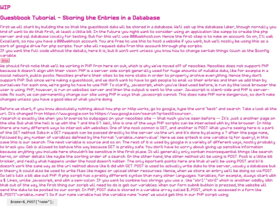 pages/wordage/tutorials/webcoding/guestbook2 screenshot