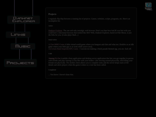projects screenshot