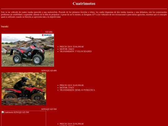 Paguna de ADLM/ADLM Cuatrimotos screenshot