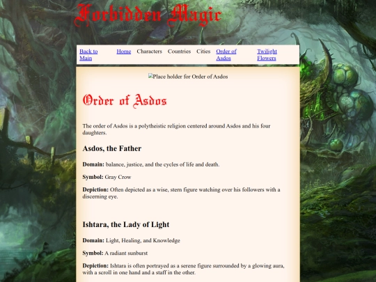 dnd/orderofasdos screenshot
