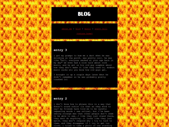 blog screenshot
