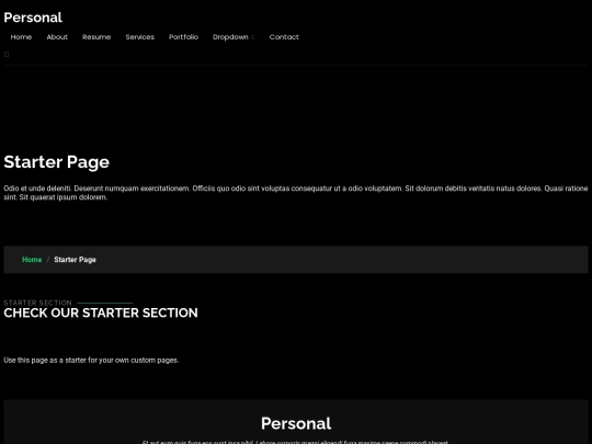 Personal (1)/Personal/starter-page screenshot