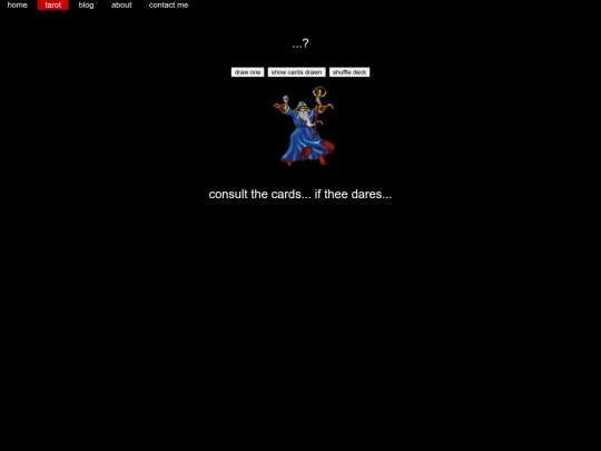 tarot screenshot
