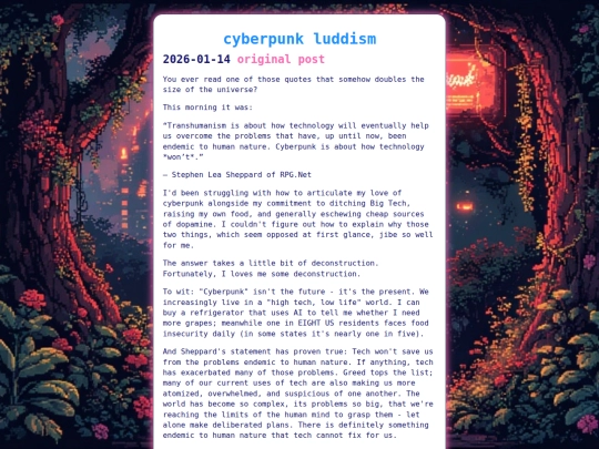 feral/2026-01-14 screenshot