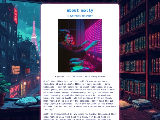library/about screenshot