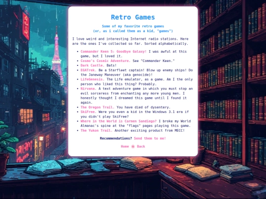 library/retrogames screenshot