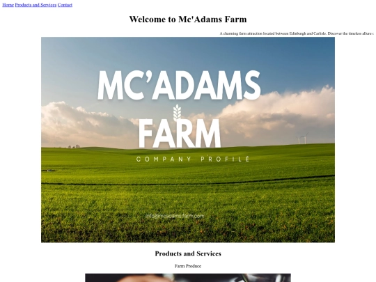 Products screenshot