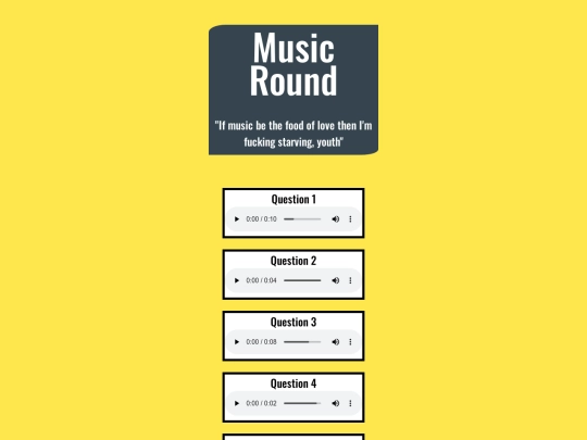 foodmusic screenshot