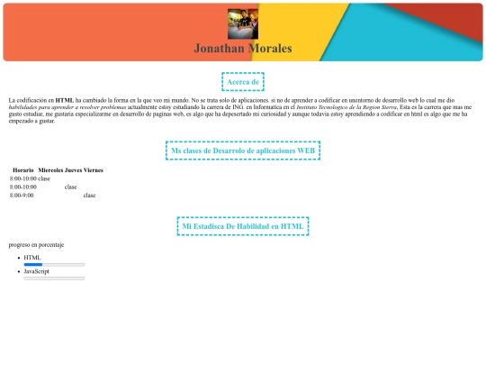 PAGINA/Menu screenshot
