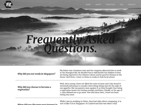 faq screenshot