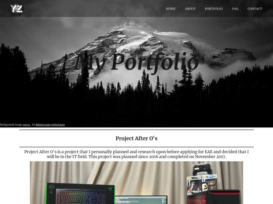 portfolio screenshot