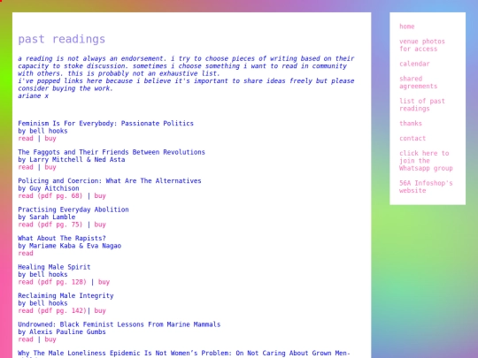 pastreadings screenshot
