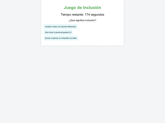 juegoinclusion screenshot