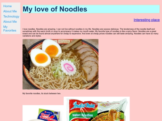 my_favorites/Noodles screenshot