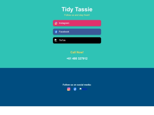 tidyTassie screenshot