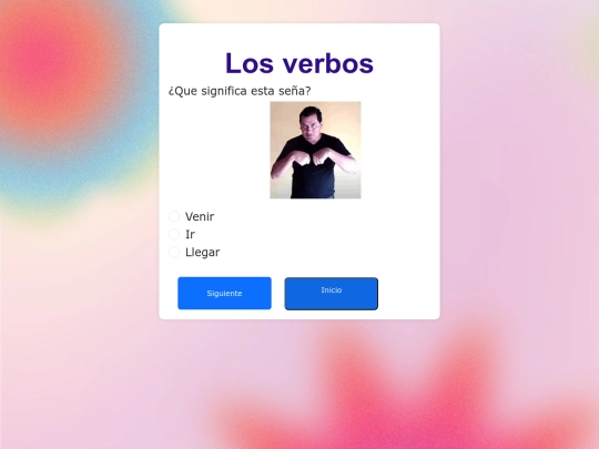 game/verbos screenshot