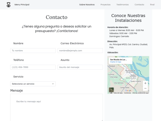 FINAL/Contacto screenshot