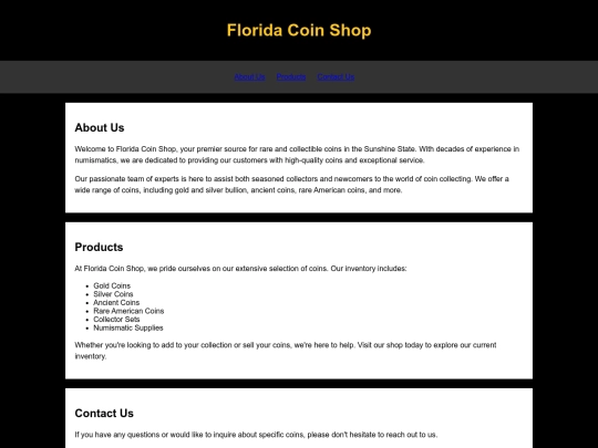 coin-shop screenshot