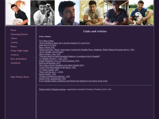 kyle_chandler/kyle_links screenshot