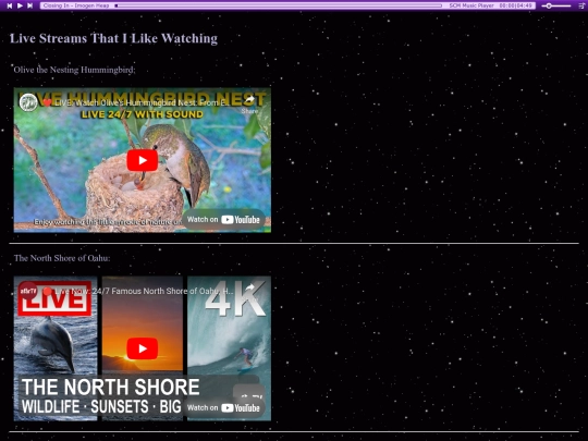 livestreams screenshot
