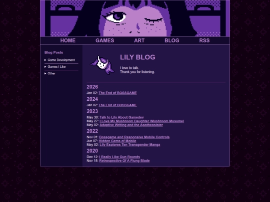 blog screenshot