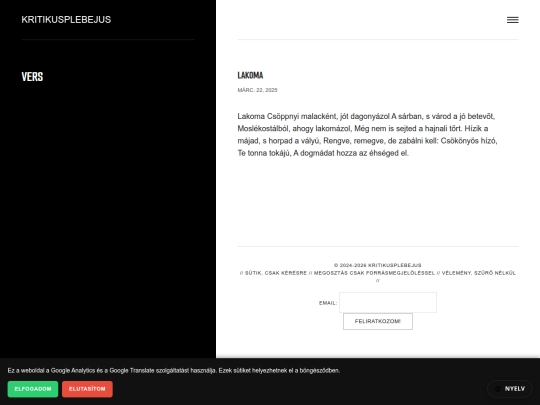 tag/vers screenshot