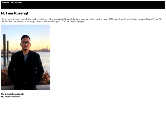 aboutme screenshot
