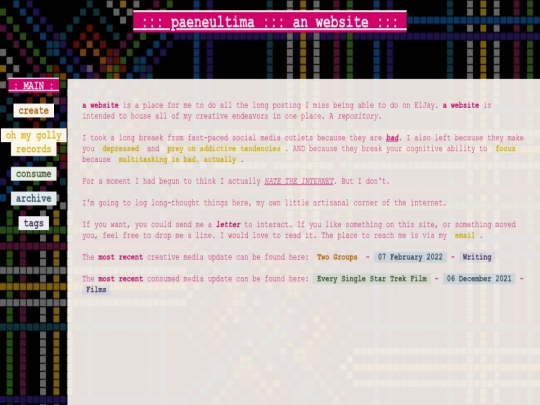 index screenshot