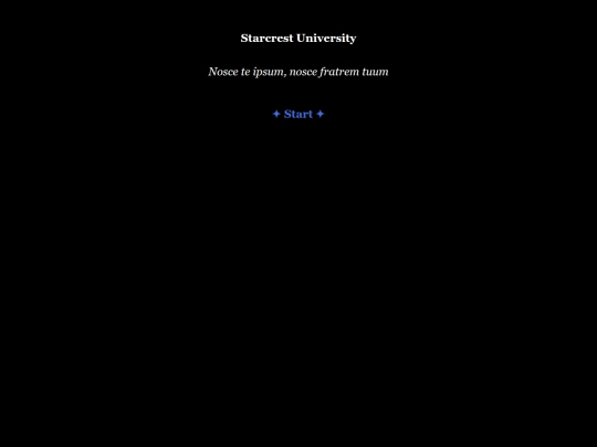Starcrest University screenshot