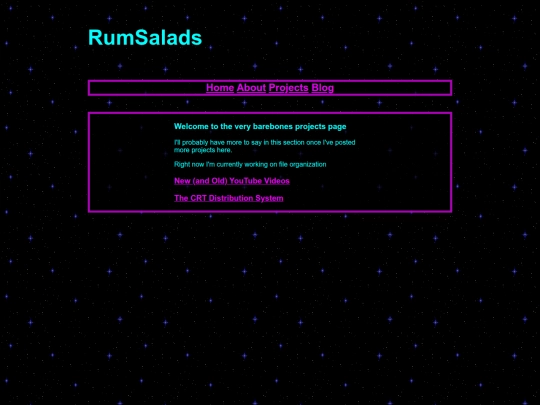 projects screenshot
