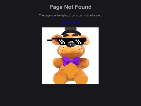 not_found screenshot