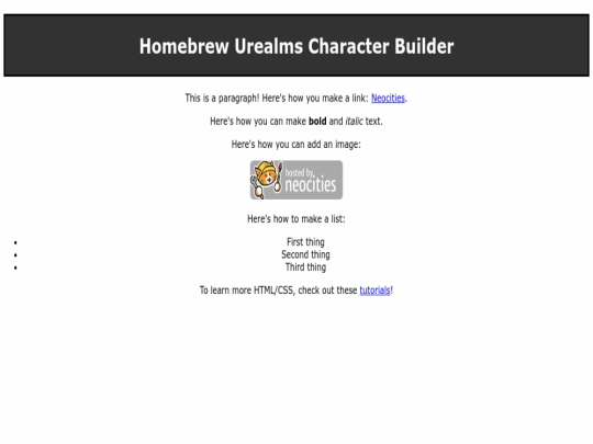 index screenshot