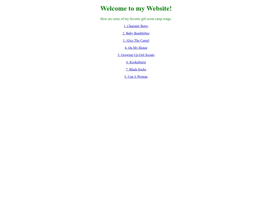 girlscoutsongs screenshot