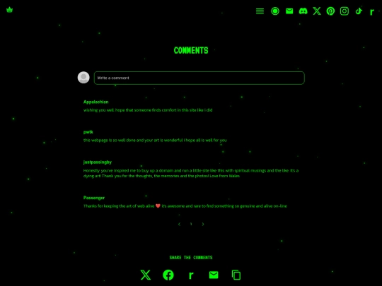 comments screenshot