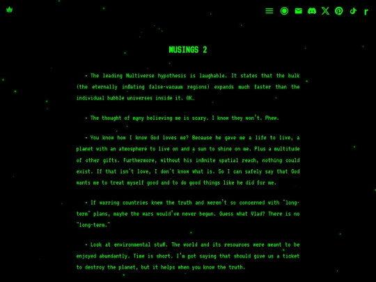 musings 2 screenshot