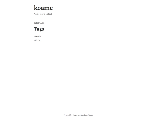 tags screenshot