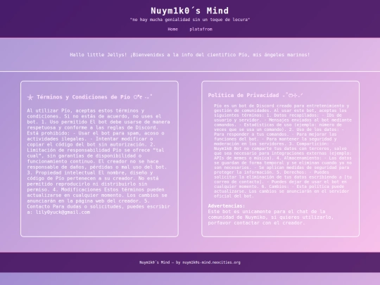 PioBot screenshot