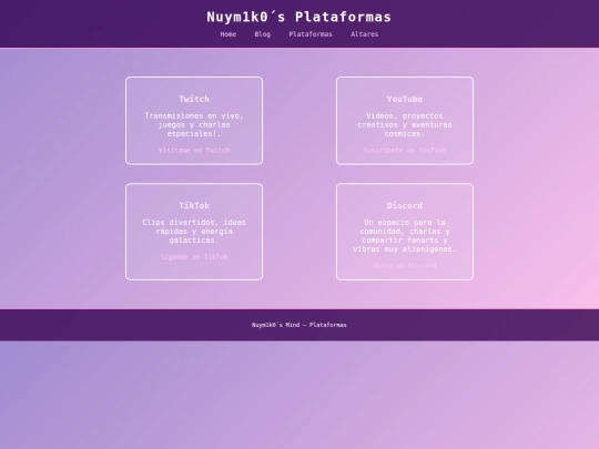 plataform screenshot
