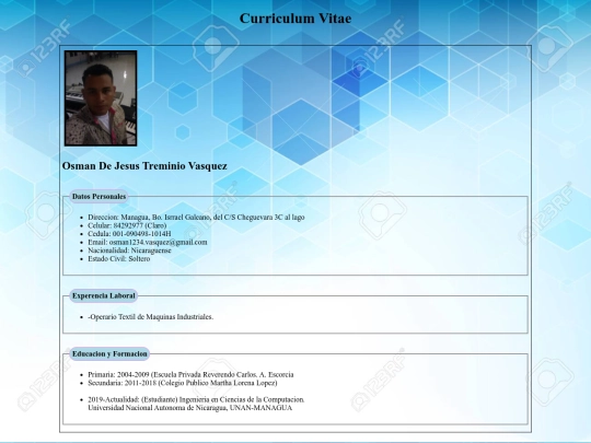 Curriculum screenshot