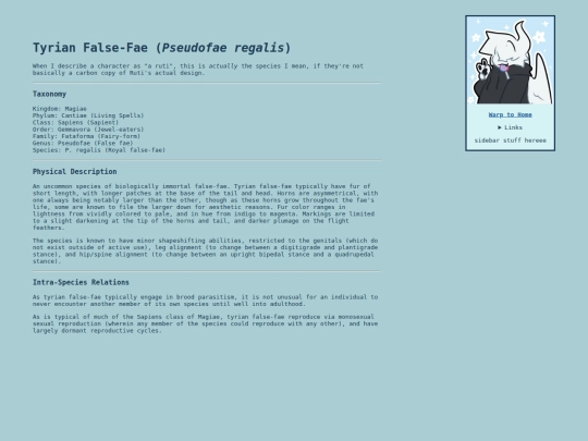 minecraft/worldbuilding/species/Pseudofae-regalis screenshot