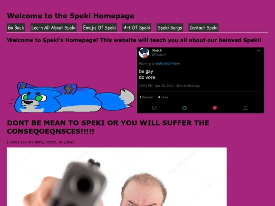 Homepage screenshot
