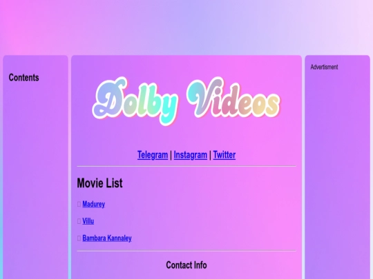 index screenshot